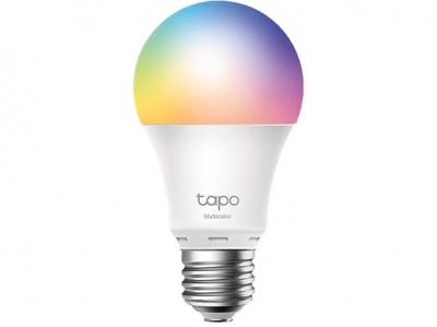 Okos LED izzó, E27, 8,3W, 806lm, 2500-6500K, Wi-Fi, TP-LINK "Tapo L530E", multicolor